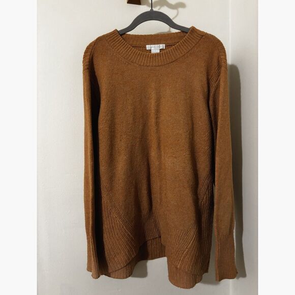 Design Earthy Sweater Womens L Western Grandmacore Cottagecore Minimalist Boho - Picture 3 of 5